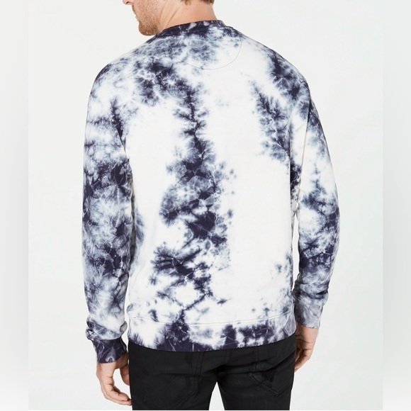 Men's Tie-Dye Guess Logo Graphic Sweatshirt size Large - Picture 2 of 6
